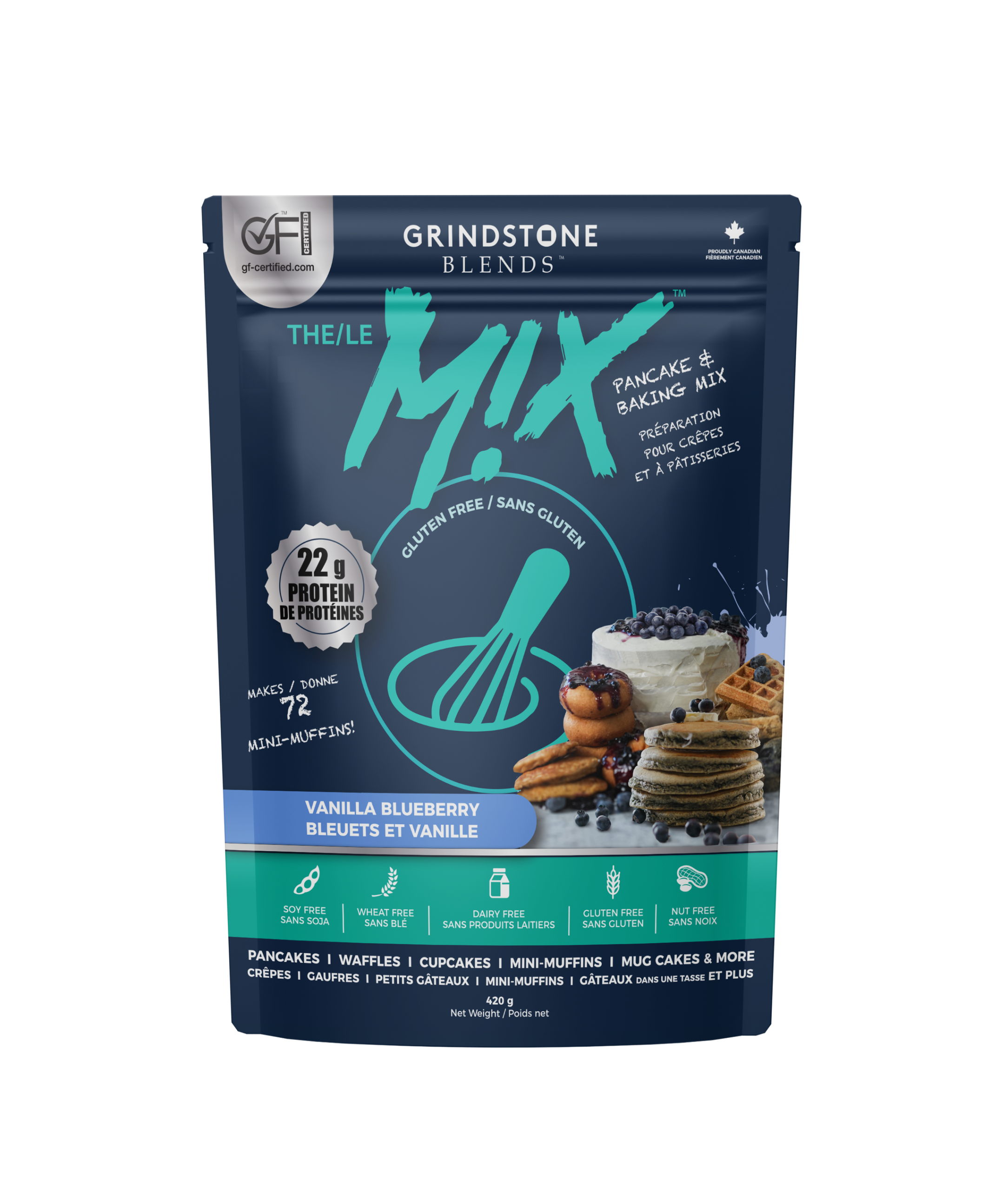Grindstone Blends The MIX Vanilla Blueberry 420g